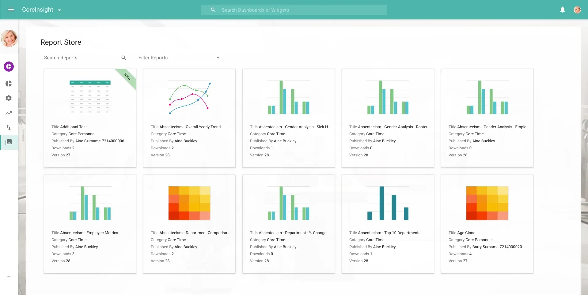 Enterprise analytics design example
